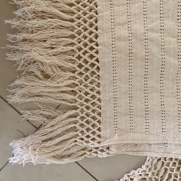 Jaline 100% Cotton Artisan Summer Boho Makrame Handwoven Beachwear Dress Size S - Picture 8 of 11